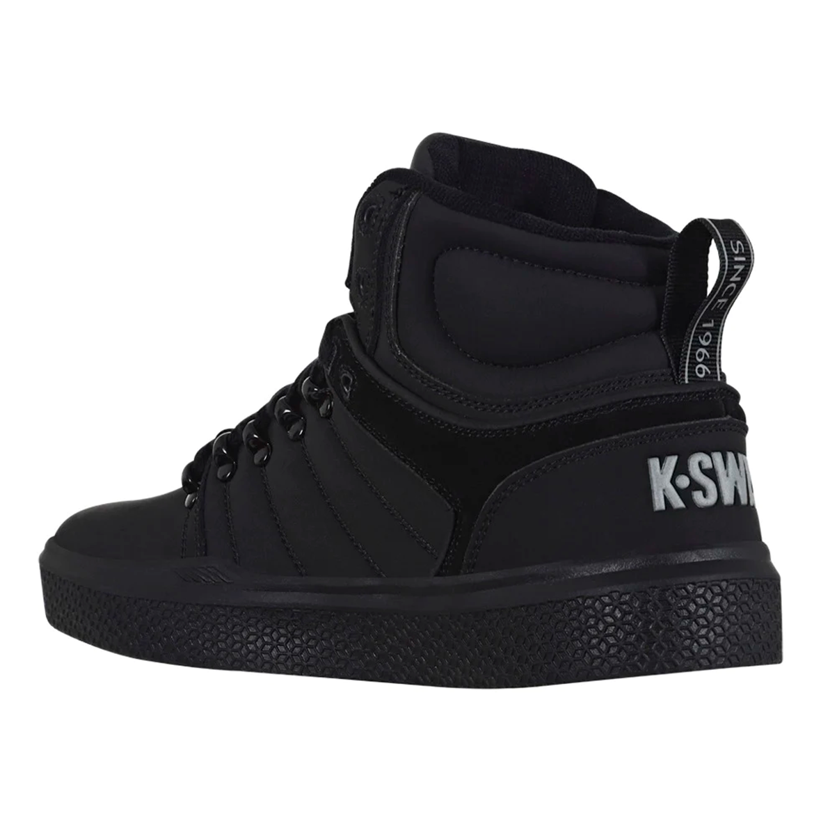 TENIS K-SWISS KING PARA CABALLERO COLOR NEGRO MONOCROMO