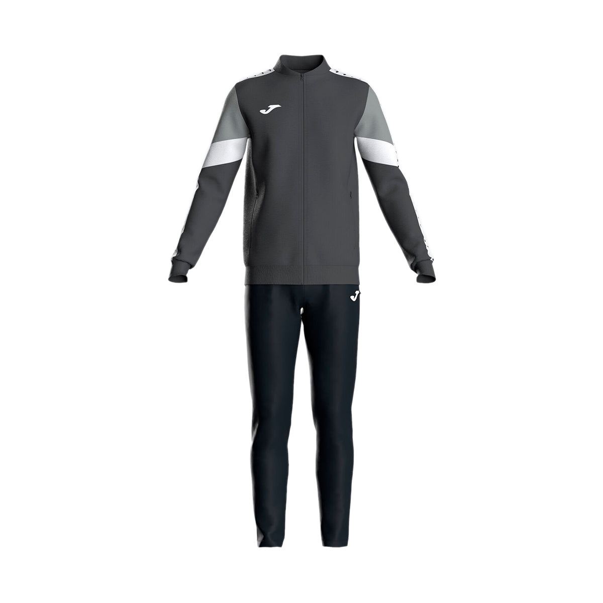 CONJUNTO JOMA HEROIC PARA CABALLERO COLOR GRIS NEGRO