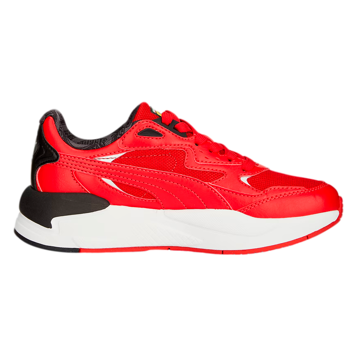 TENIS PUMA MOTORSPORT FERRARI X-RAY JUVENIL COLOR ROJO NEGRO