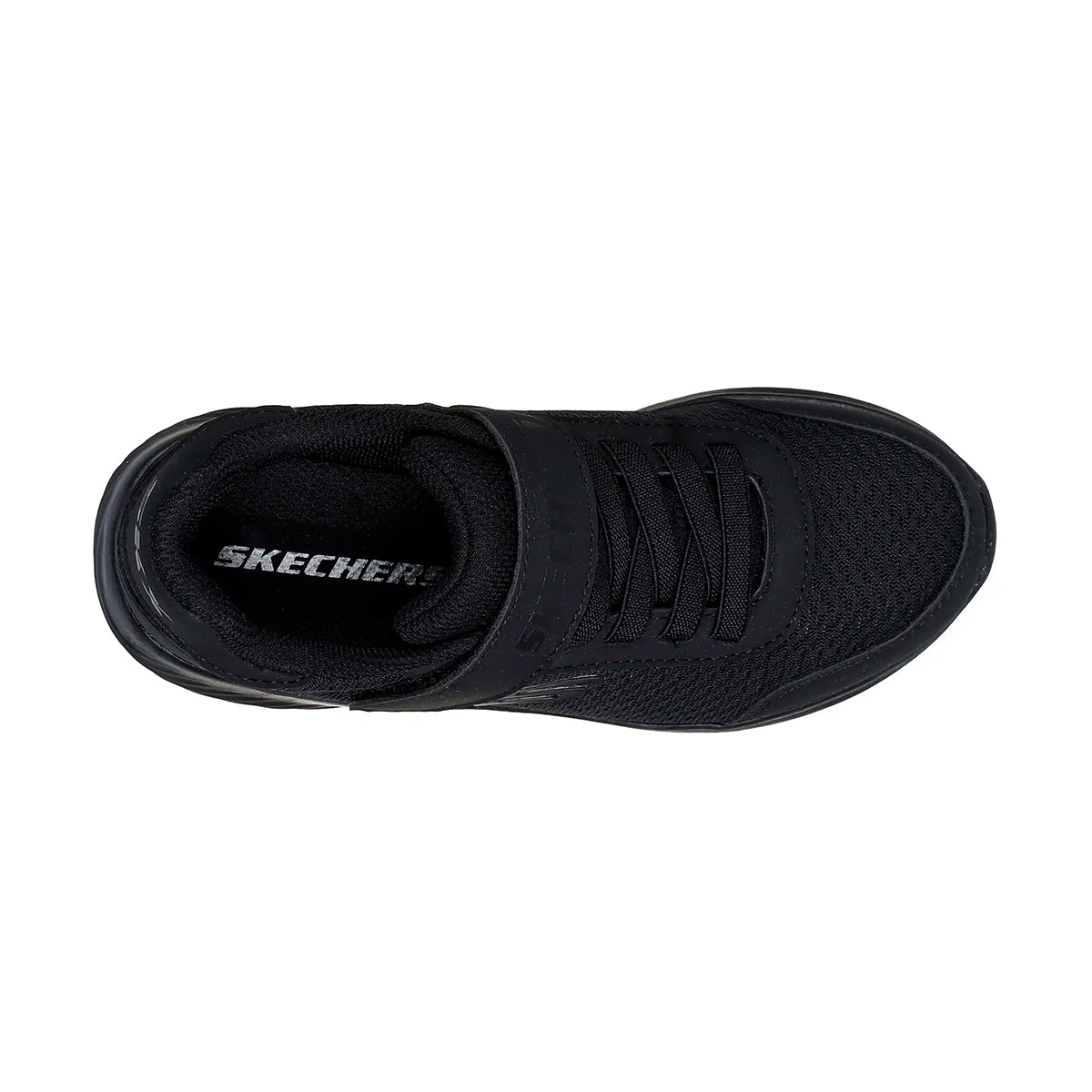 TENIS SKECHERS BOUNDES TREKZIK PARA NIÑO COLOR NEGRO
