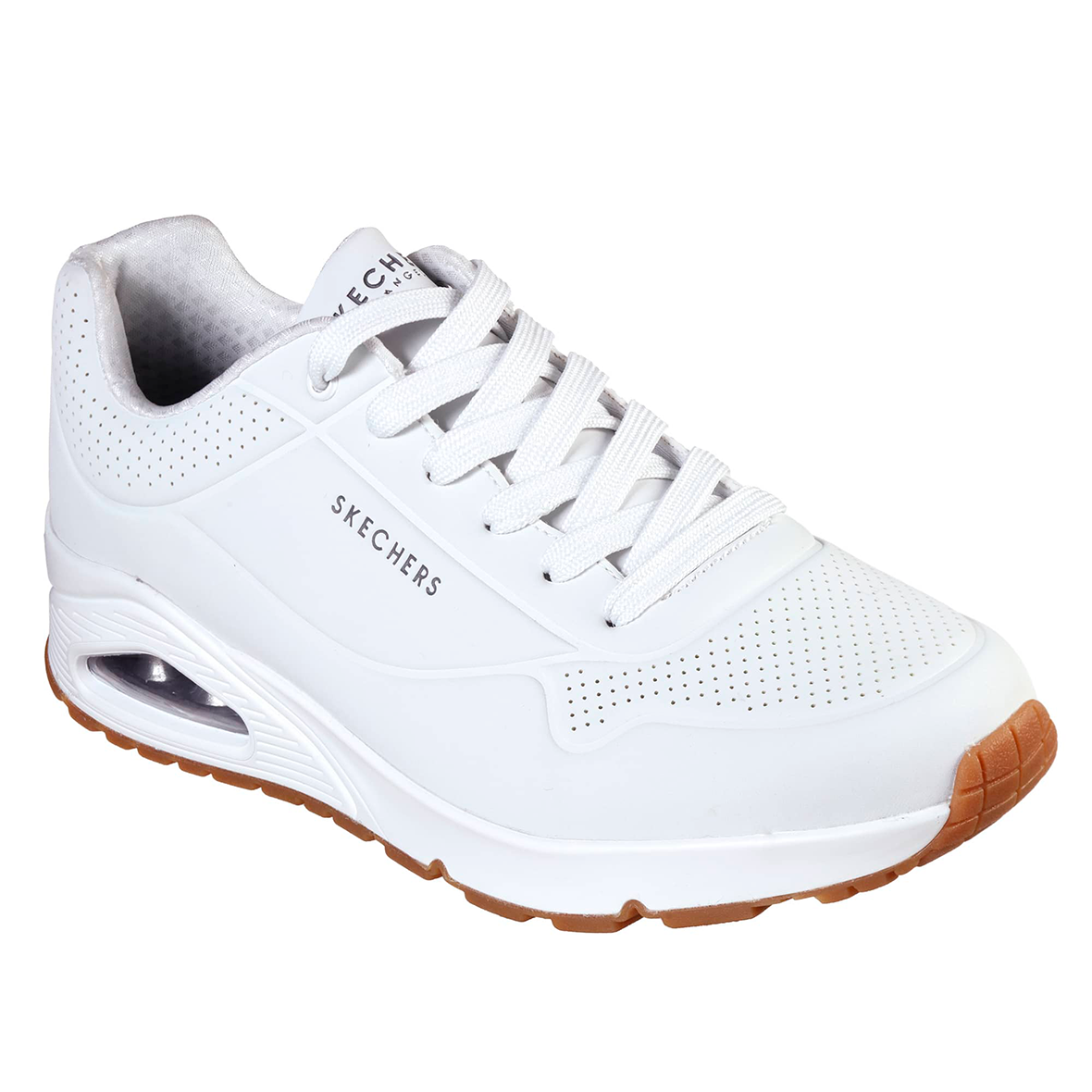 TENIS SKECHERS THE UNO PARA CABALLERO COLOR BLANCO