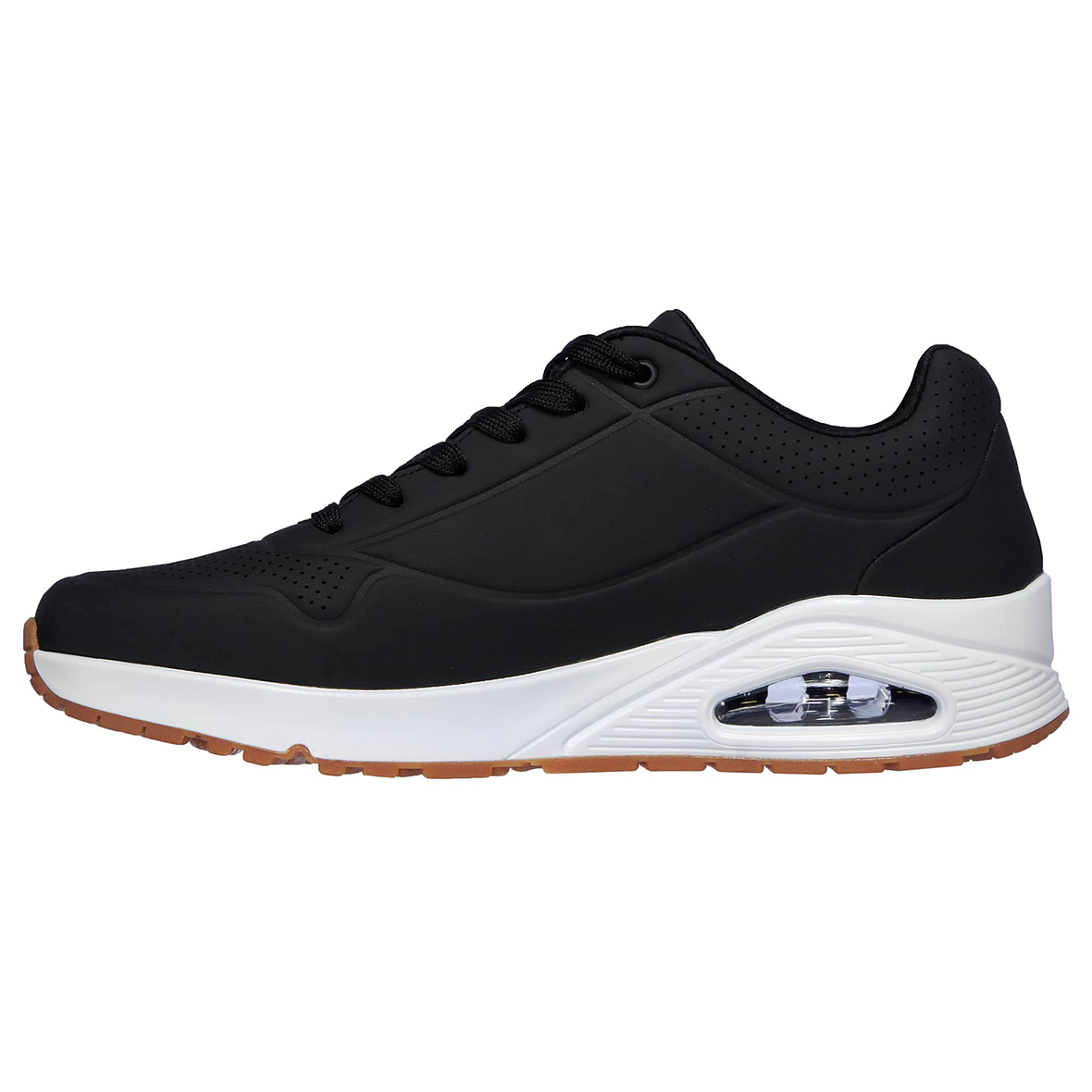 TENIS SKECHERS THE UNO PARA CABALLERO COLOR NEGRO