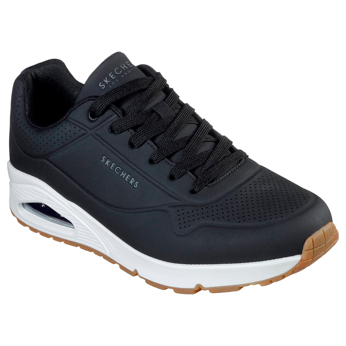 TENIS SKECHERS THE UNO PARA CABALLERO COLOR NEGRO