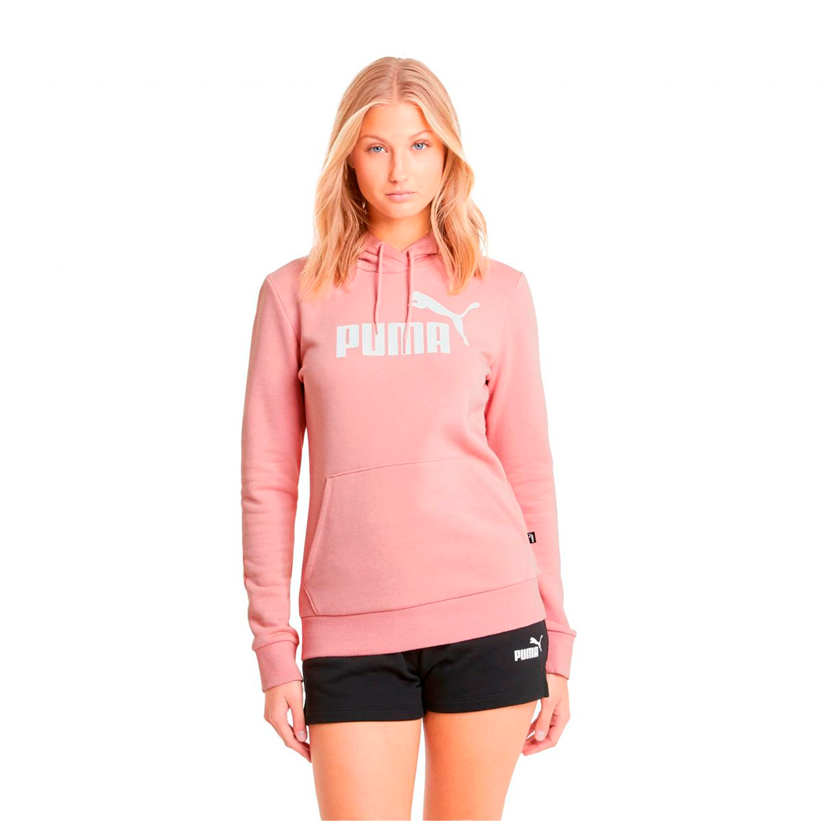 SUDADERA PUMA ESSENTIALS PARA DAMA COLOR ROSA