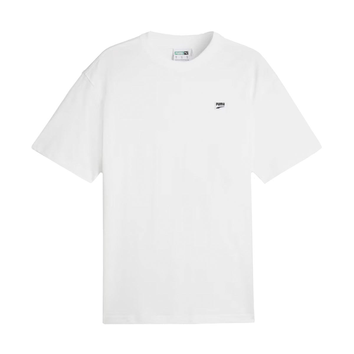 PLAYERA PUMA DOWNTOWN BAGDE PARA CABALLERO COLOR BLANCO