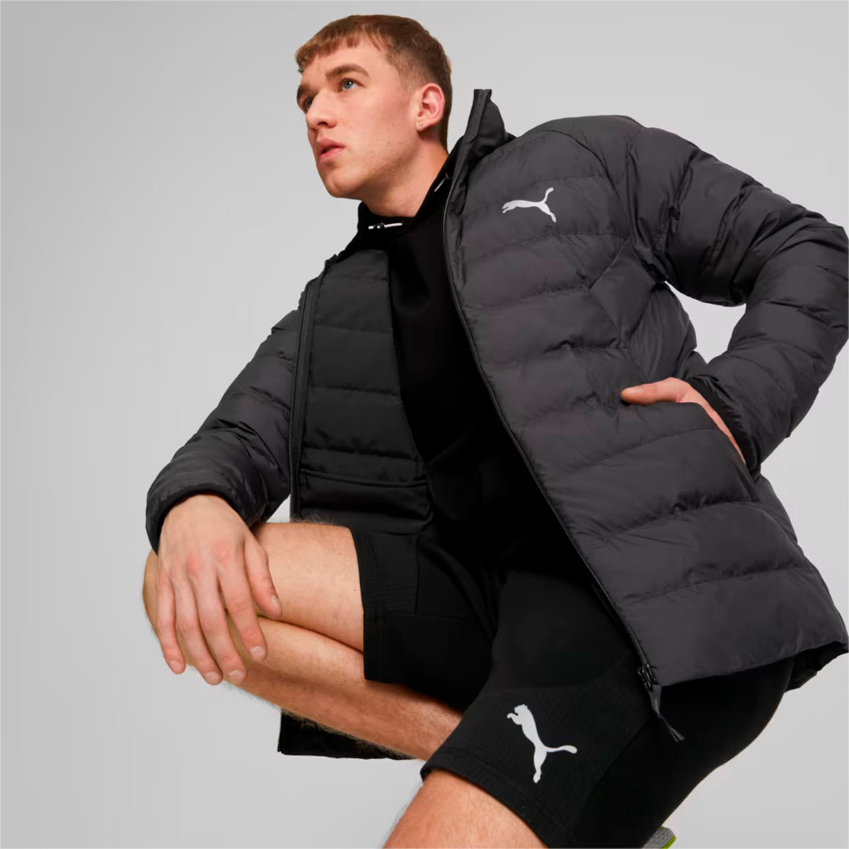 CHAMARA PUMA ACTIVE PARA CABALLERO COLOR NEGRO