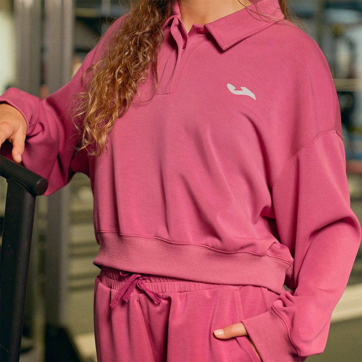 SUDADERA JOMA SOFT PARA DAMA COLOR VIOLETA