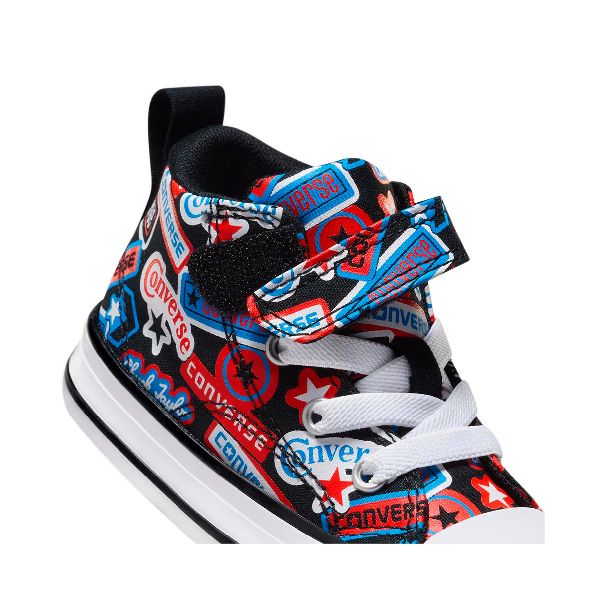 TENIS CONVERSE CHUCK TAYLOR MALDEN INFANTIL COLOR NEGRO AZUL ROJO