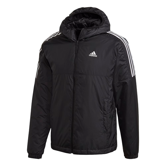 CHAMARRA ADIDAS TERMICA ESSENTIALS PARA CABALLERO COLOR NEGRO