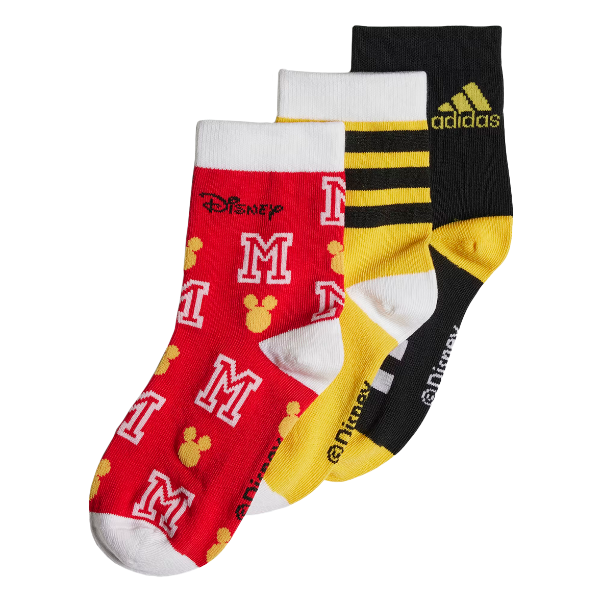 CALCETAS ADIDAS MICKEY PARA NIÑO VARIOS COLORES