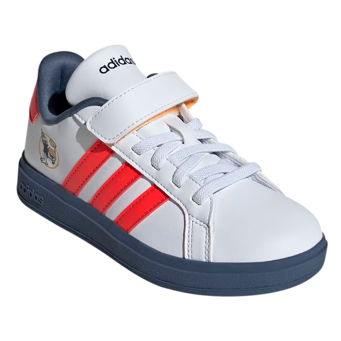 TENIS ADIDAS GRAND COURT DISNEY PARA NIÑO COLOR BLANCO