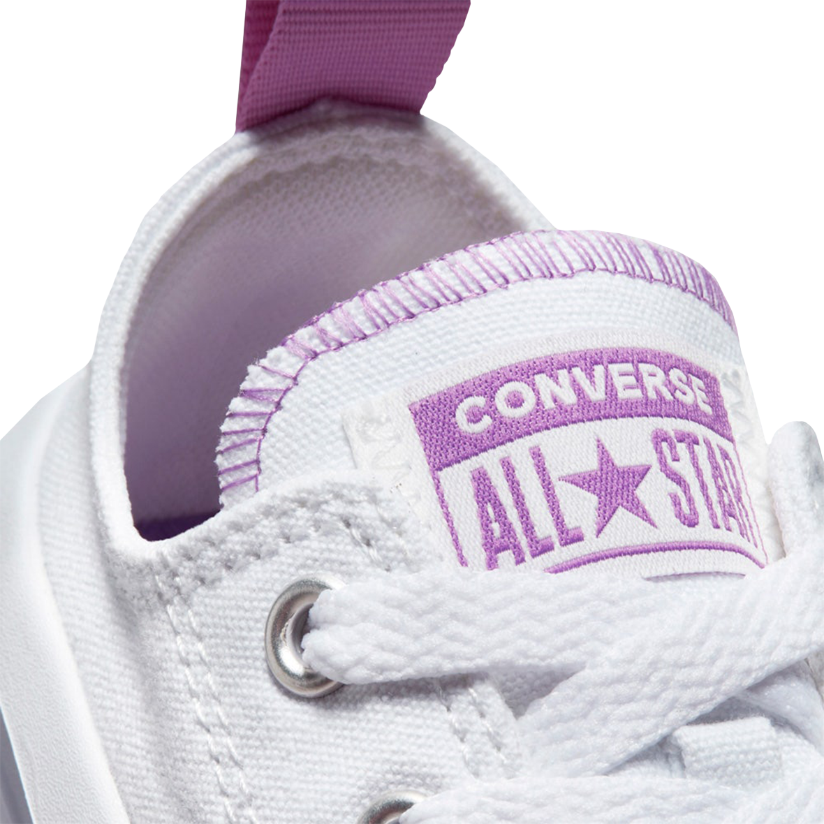 TENIS CONVERSE MOVE OX PARA NIÑA COLOR BLANCO LILA