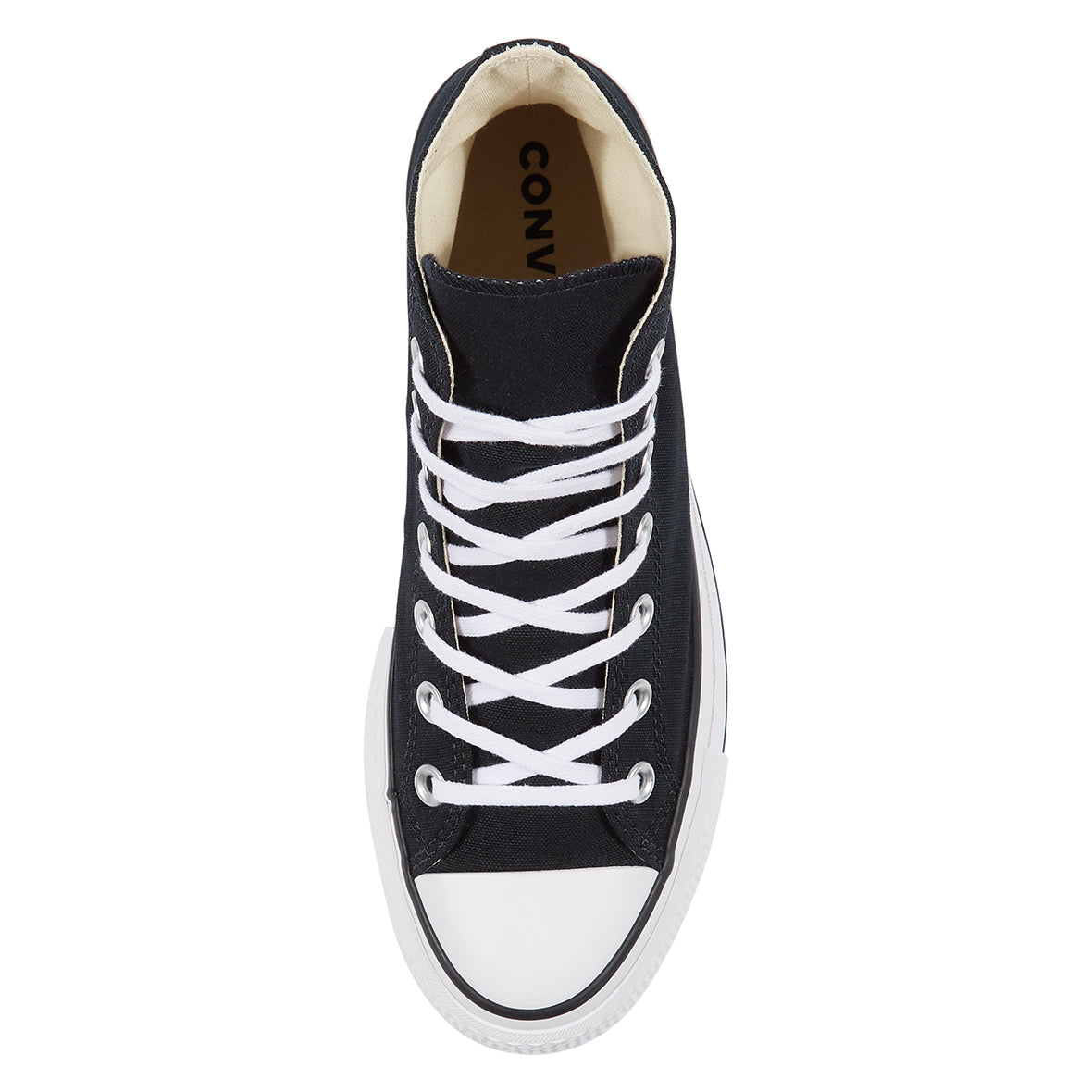 TENIS CONVERSE ALL STAR PARA DAMA DE PLATAFORMA NEGRO