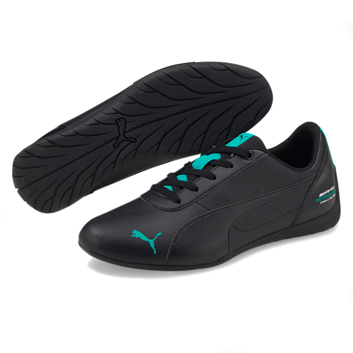 TENIS PUMA MOTORSPORT NEO CAT PARA CABALLERO COLOR NEGRO VERDE