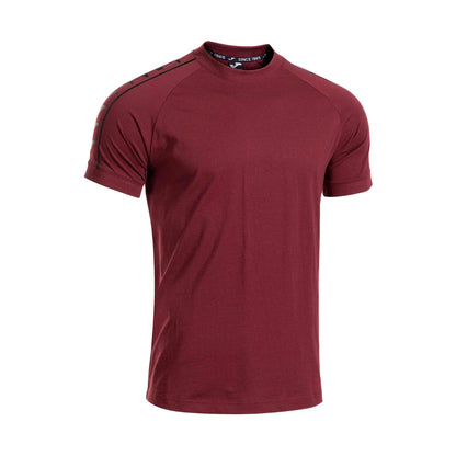 PLAYERA JOMA ICONO STREET JUVENIL COLOR VINO NEGRO