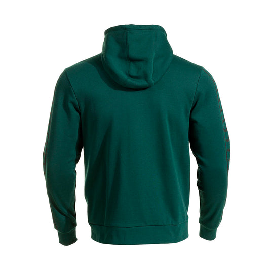 SUDADERA JOMA ICONO STREET ZIP-UP PARA CABALLERO COLOR VERDE NEGRO