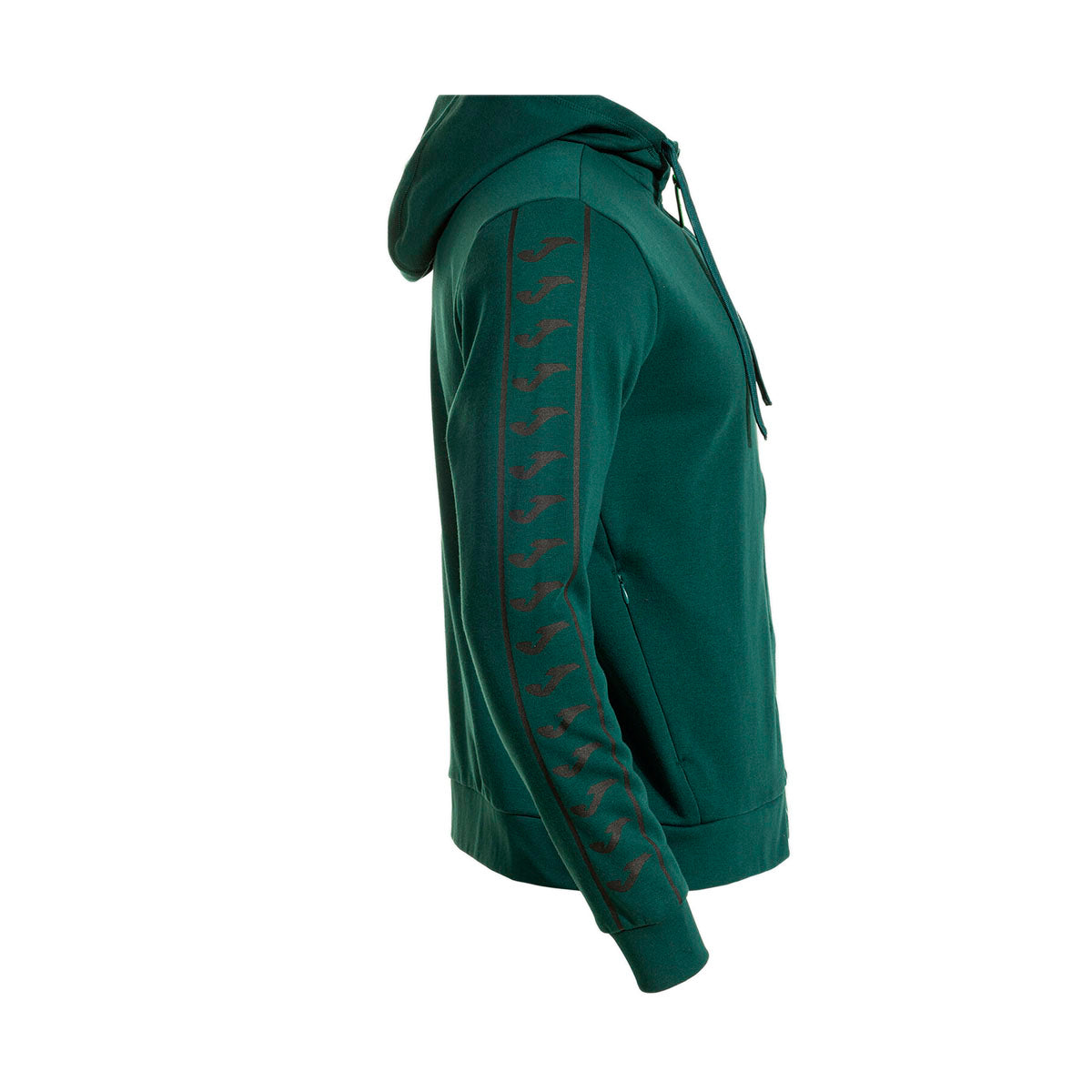 SUDADERA JOMA ICONO STREET ZIP-UP PARA CABALLERO COLOR VERDE NEGRO