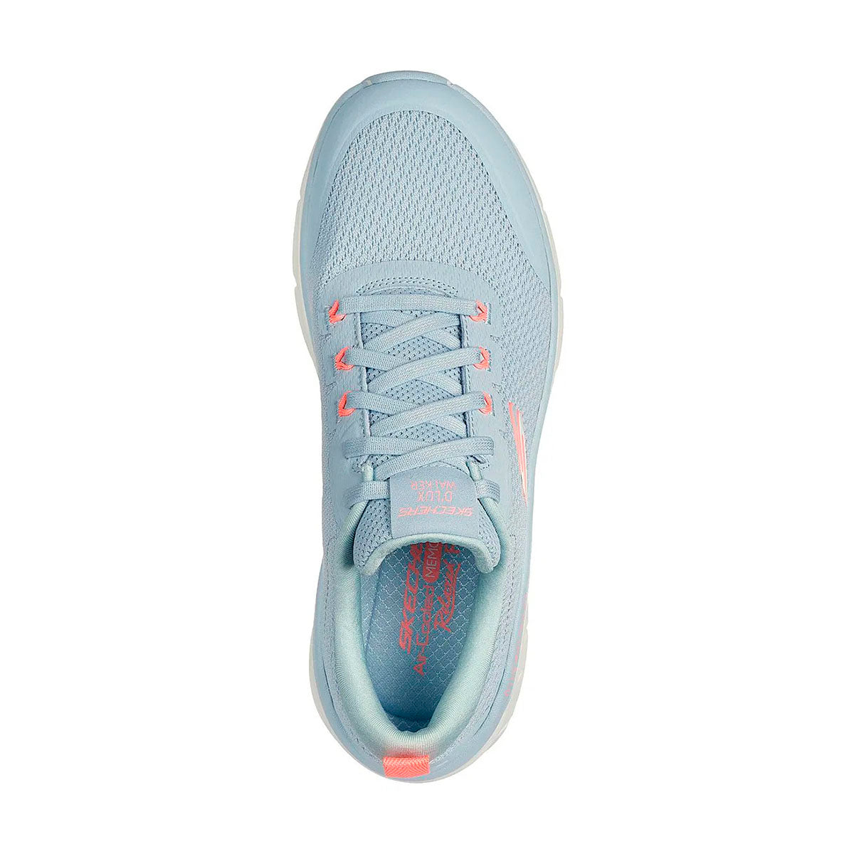 TENIS SKECHERS D'LUX WALKER 2.0 PARA DAMA COLOR AZUL CIELO