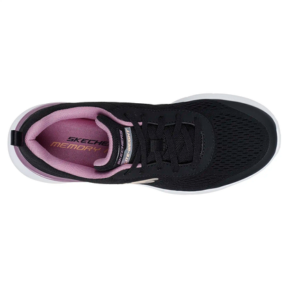 TENIS SKECHERS DYNAMIGHT 2.0 PARA DAMA COLOR NEGRO