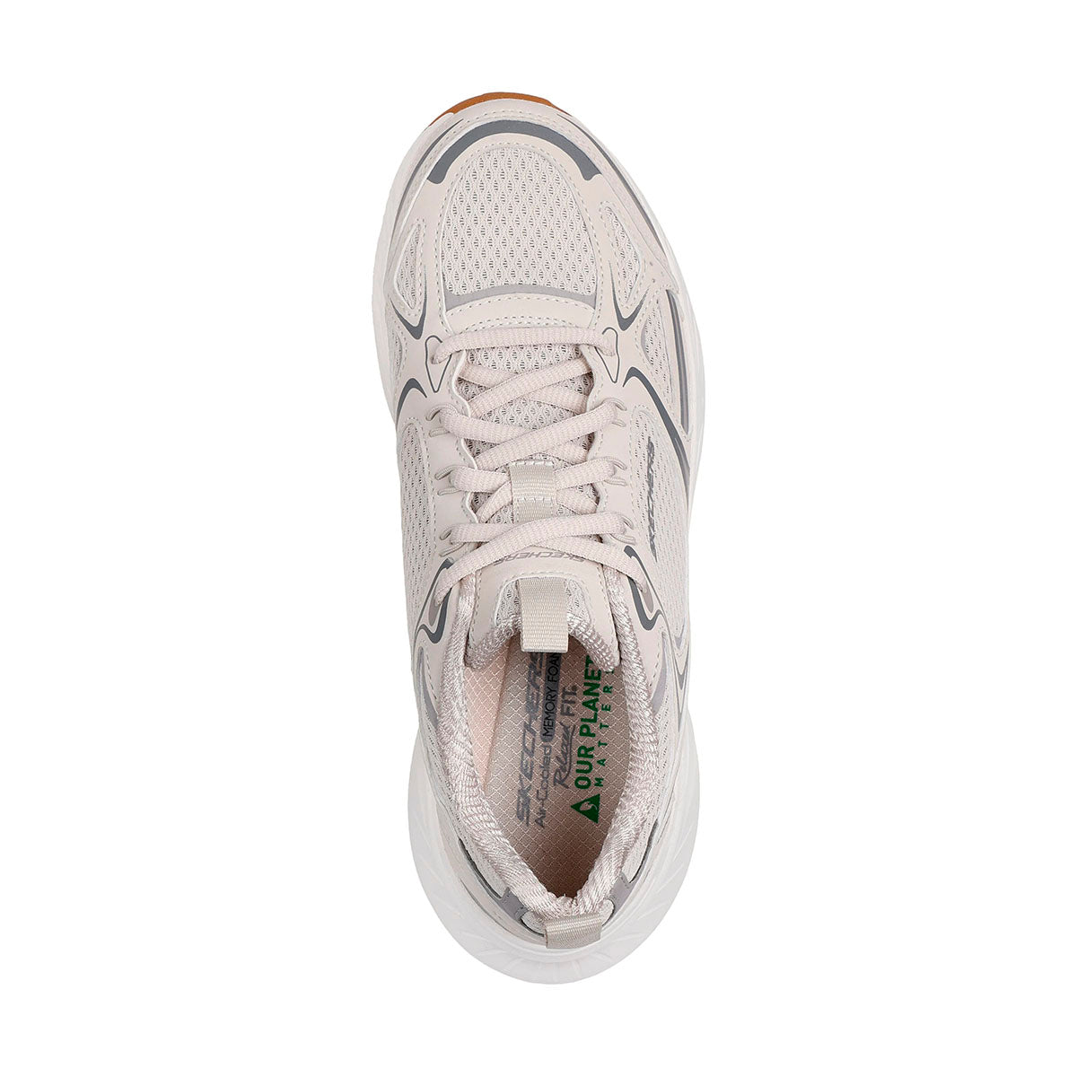 TENIS SKECHERS ENGERIDE SILVER PARA DAMA COLOR GRIS