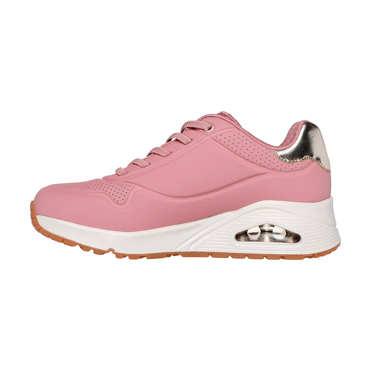 TENIS SKECHERS UNO-SHIMMER PARA DAMA COLOR ROSA