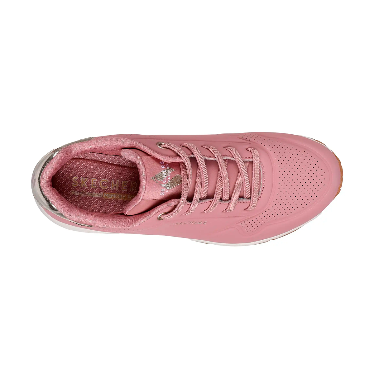 TENIS SKECHERS UNO-SHIMMER PARA DAMA COLOR ROSA