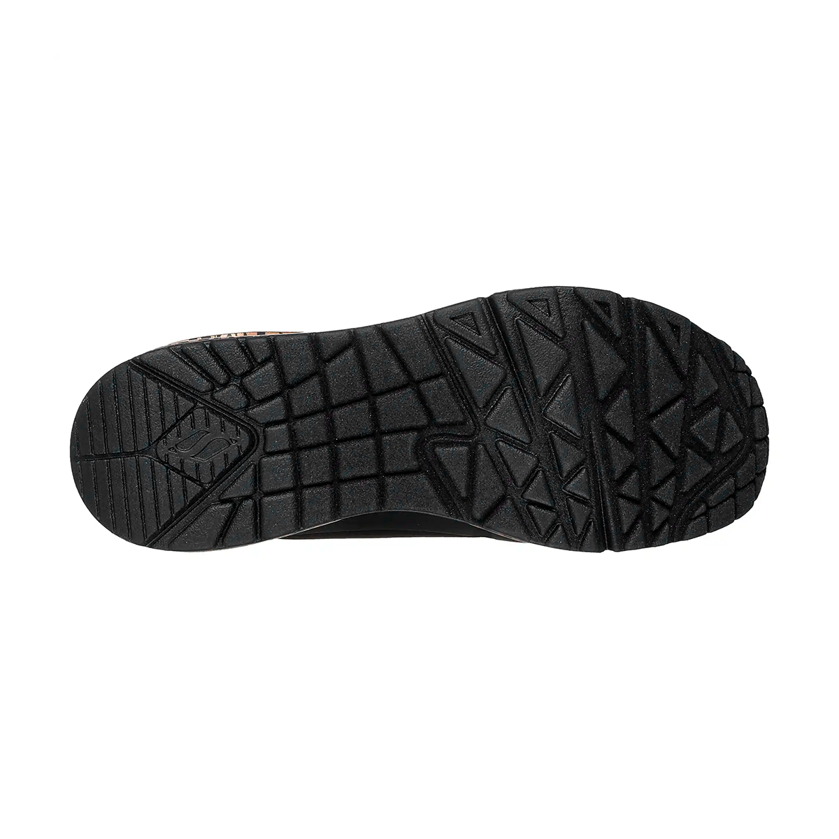 TENIS SKECHERS UNO-LOVING LOVE PARA DAMA COLOR NEGRO ORO
