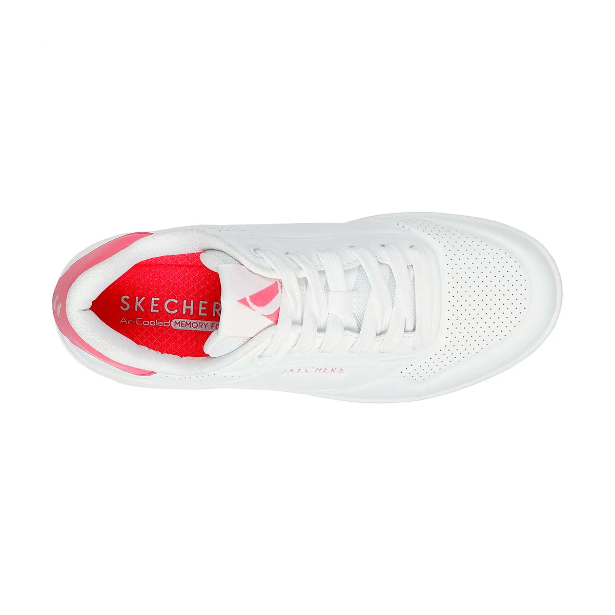 TENIS SKECHERS UNO COURT PARA DAMA COLOR BLANCO FIUSHA