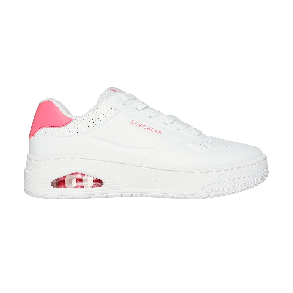 TENIS SKECHERS UNO COURT PARA DAMA COLOR BLANCO FIUSHA