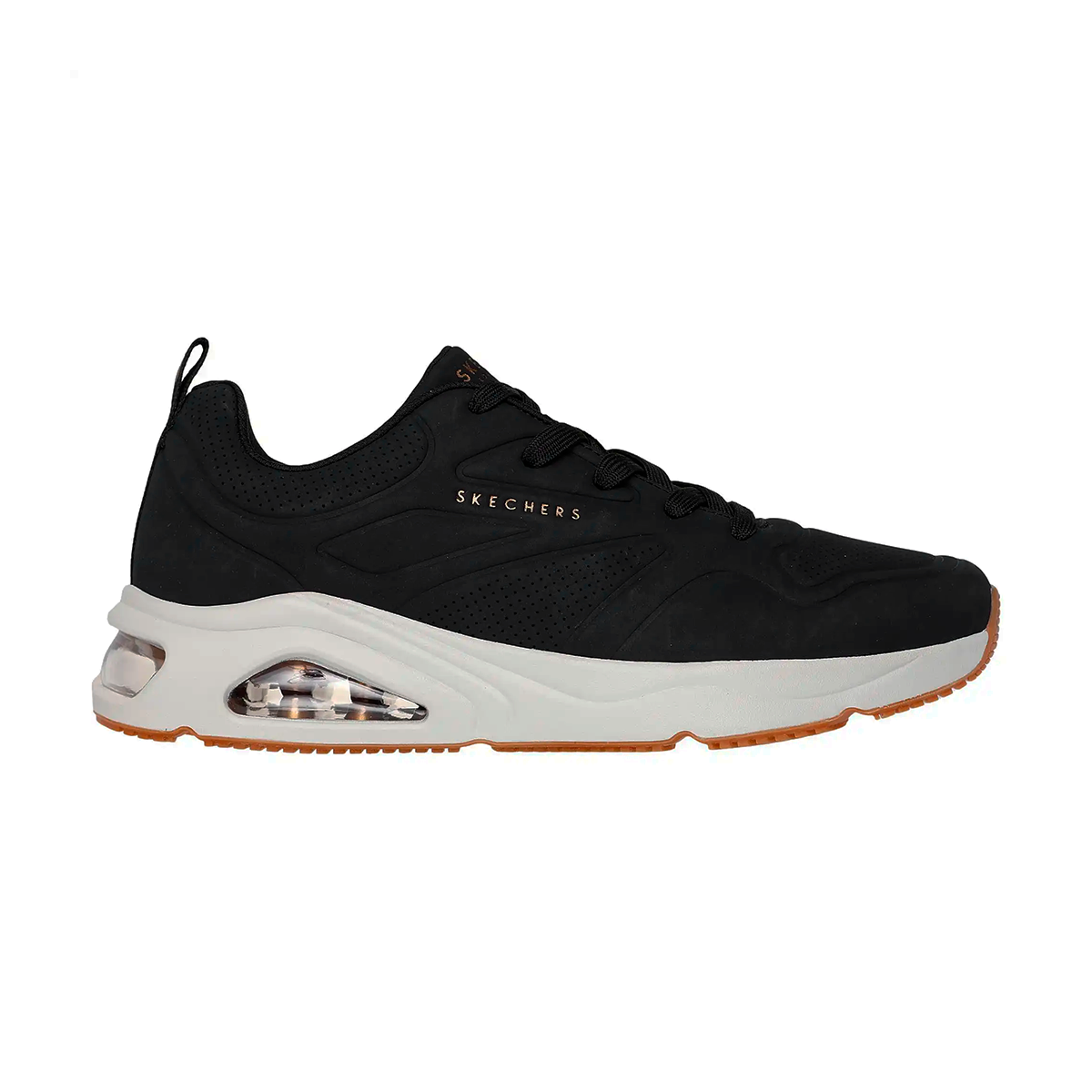 TENIS SKECHERS TRES-AIR UNO PARA CABALLERO COLOR NEGRO
