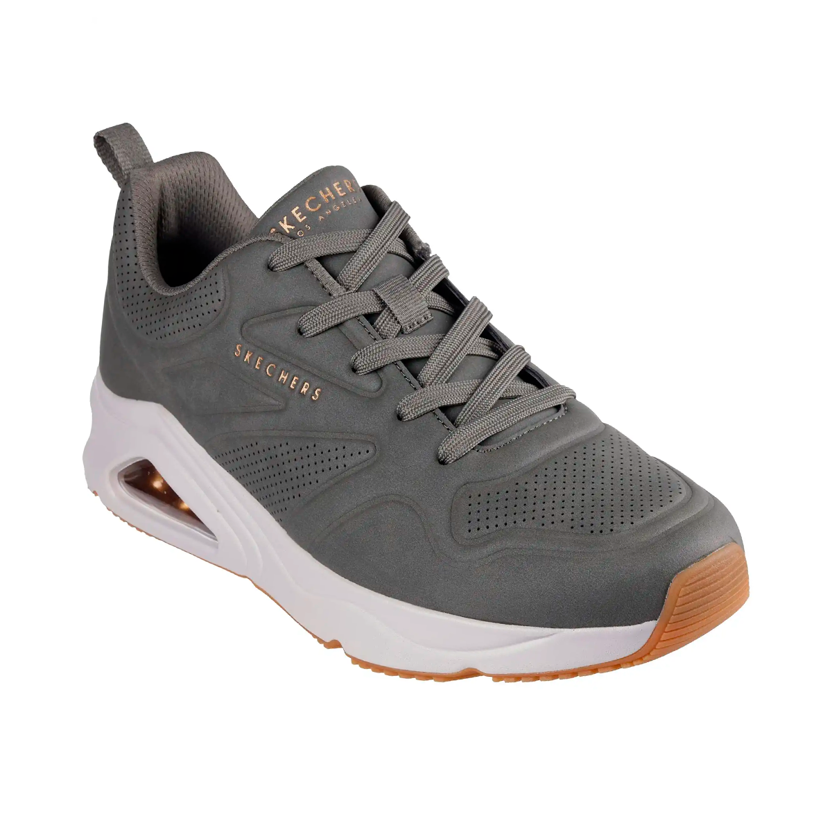 TENIS SKECHERS TRES-AIR UNO PARA CABALLERO COLOR OLIVO