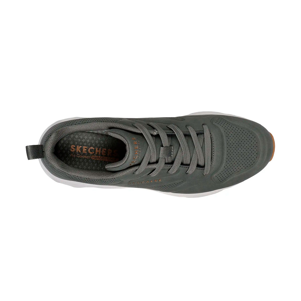 TENIS SKECHERS TRES-AIR UNO PARA CABALLERO COLOR OLIVO