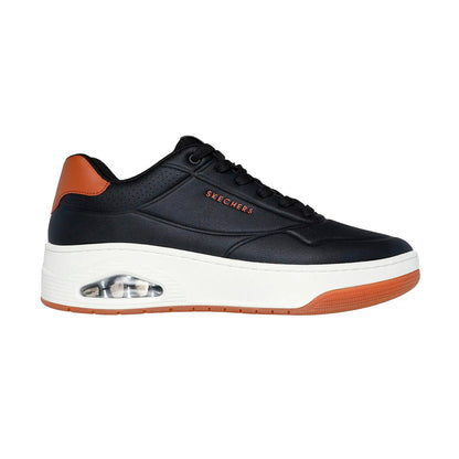 TENIS SKECHERS UNO COURT PARA CABALLERO COLOR NEGRO CAFE