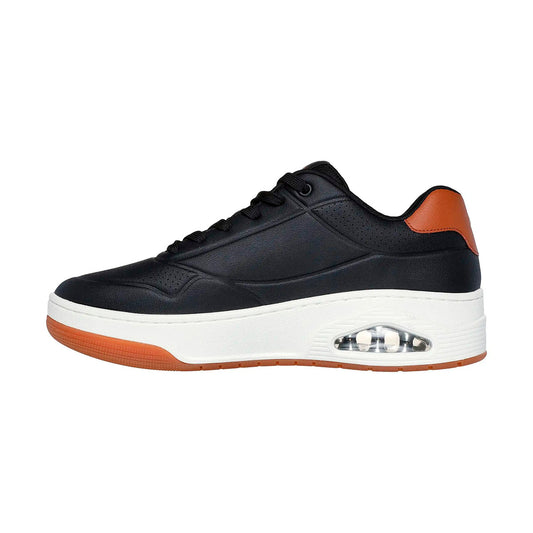 TENIS SKECHERS UNO COURT PARA CABALLERO COLOR NEGRO CAFE