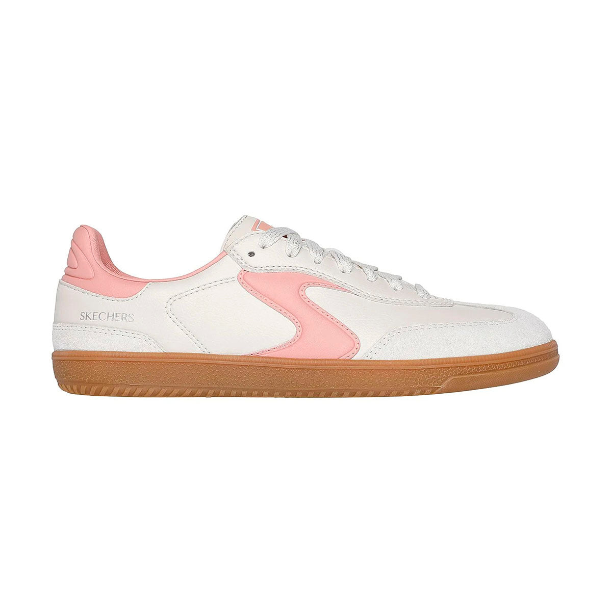 TENIS SKECHERS HOTSHOT KICKOFF PARA DAMA COLOR BEIGE ROSA