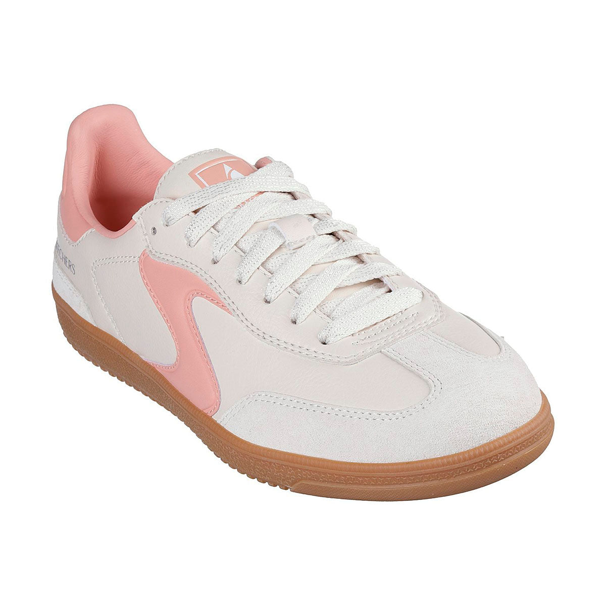 TENIS SKECHERS HOTSHOT KICKOFF PARA DAMA COLOR BEIGE ROSA