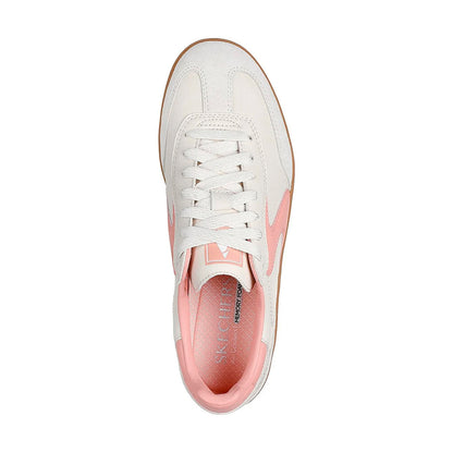 TENIS SKECHERS HOTSHOT KICKOFF PARA DAMA COLOR BEIGE ROSA