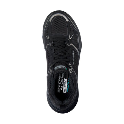 TENIS SKECHERS EDGERIDE-EXODIS PARA CABALLERO COLOR NEGRO MONOCROMO