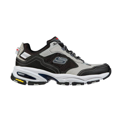 TENIS SKECHERS VIGOR 3.0 PARA CABALLERO COLOR GRIS NEGRO