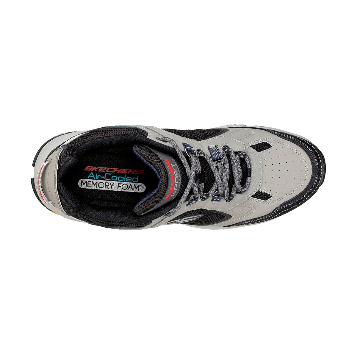 TENIS SKECHERS VIGOR 3.0 PARA CABALLERO COLOR GRIS NEGRO