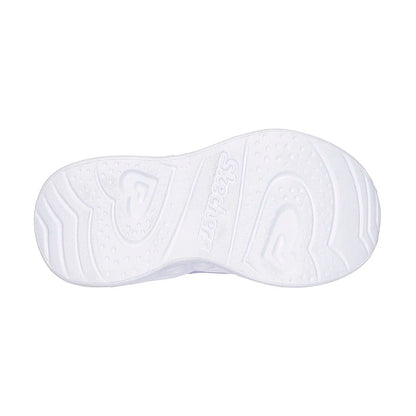 TENIS SKECHERS S-LIGHTS HEART RETRO INFANTIL COLOR LILA ROSA