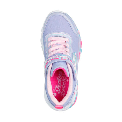 TENIS SKECHERS S-LIGHTS ETERNAL PARA NIÑA COLOR LILA ROSA