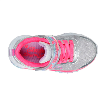 TENIS SKECHERS S-LIGHTS ETERNAL HEART INFANTIL COLOR PLATA