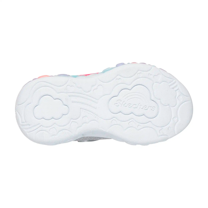 TENIS SKECHERS S-LIGHTS ETERNAL HEART INFANTIL COLOR PLATA