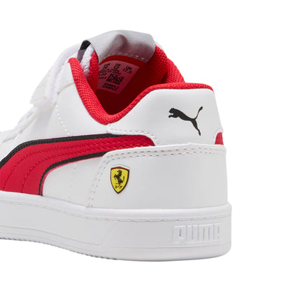 TENIS PUMA MOTORSPORT FERRARI CAVEN 2.0 PARA NIÑO COLOR BLANCO