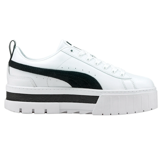 TENIS PUMA MAYZE PARA DAMA COLOR BLANCO NEGRO