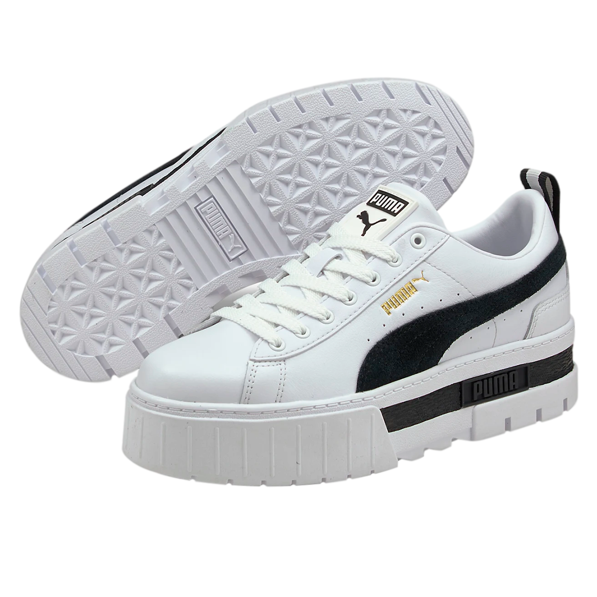TENIS PUMA MAYZE PARA DAMA COLOR BLANCO NEGRO
