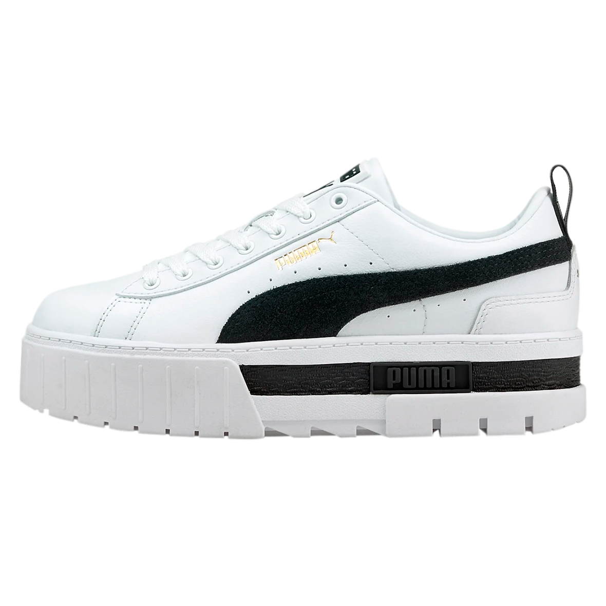 TENIS PUMA MAYZE PARA DAMA COLOR BLANCO NEGRO