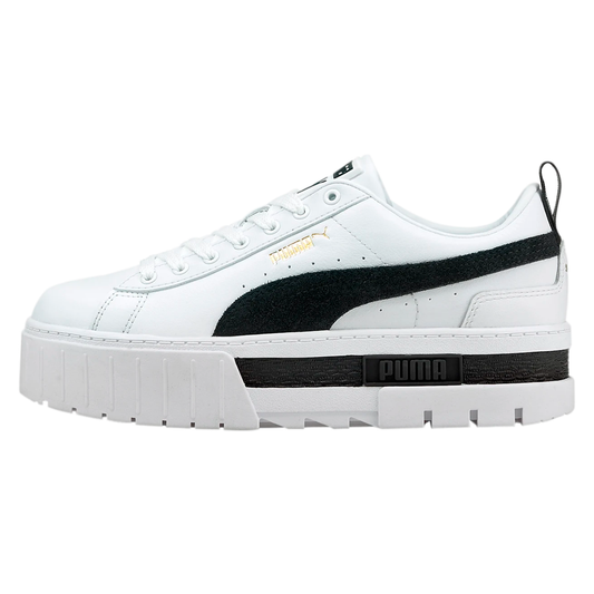 TENIS PUMA MAYZE PARA DAMA COLOR BLANCO NEGRO