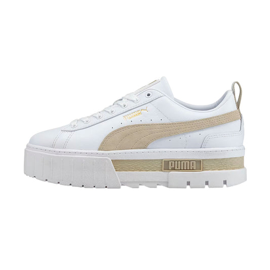 TENIS PUMA MAYZE LTH PARA DAMA COLOR BLANCO BEIGE